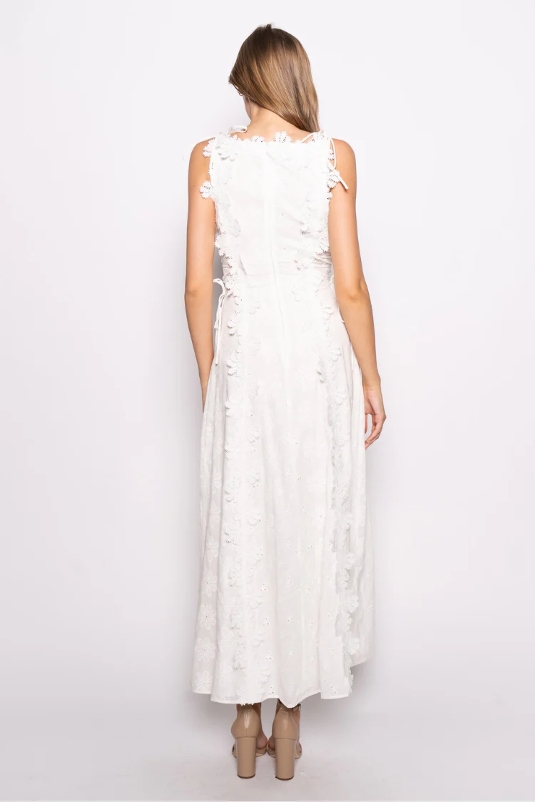At Last Floral Eyelet Maxi Dress - Image 5