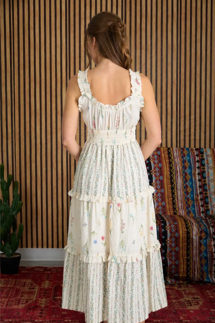 Fleurine Wildflower Midi Dress - Image 4