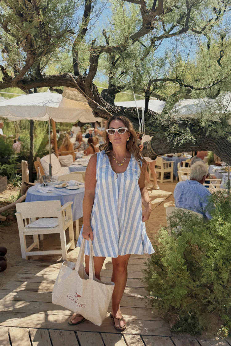 Portofino Stripe Mini Dress