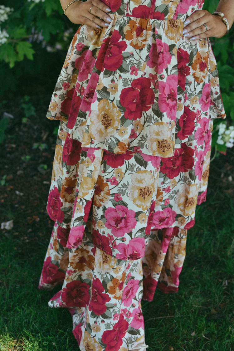 Rosalie Garden Tiered Maxi Dress - - Image 5
