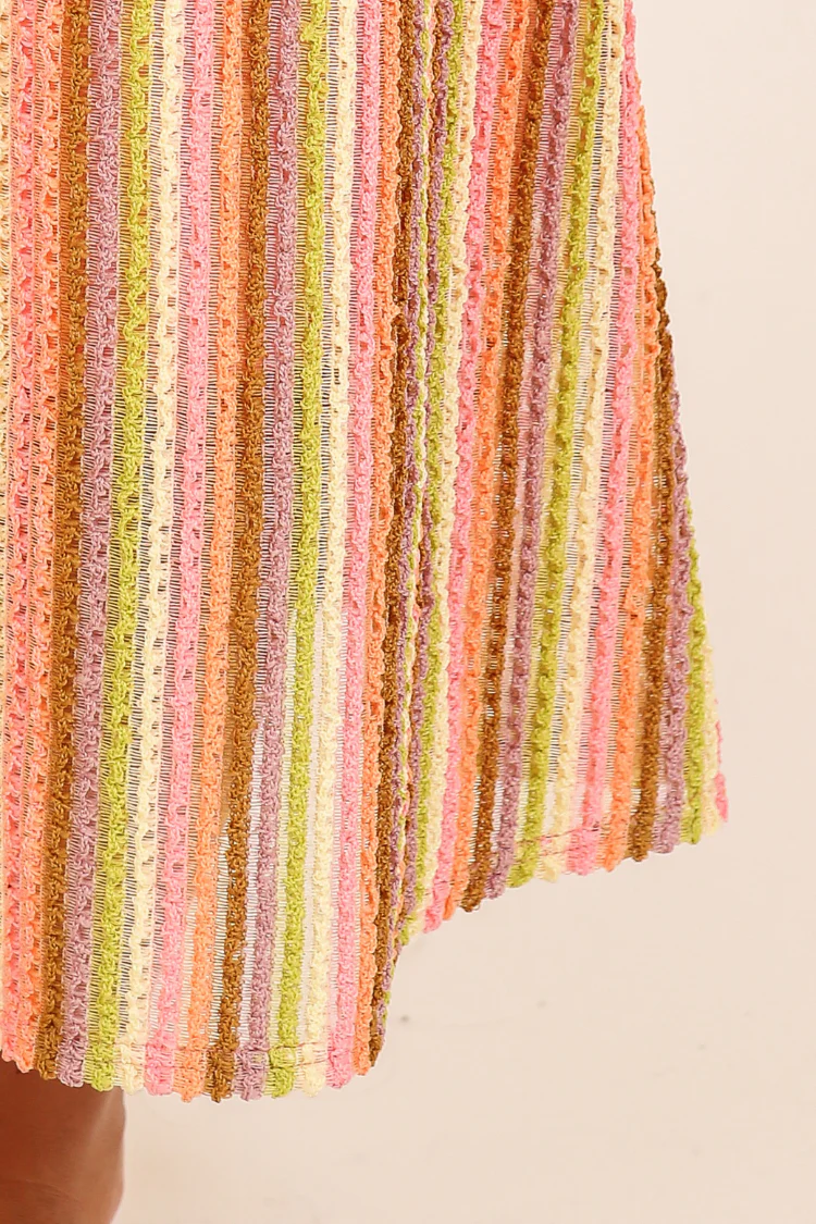 Rosê Riviera Crochet Midi Dress - Image 3