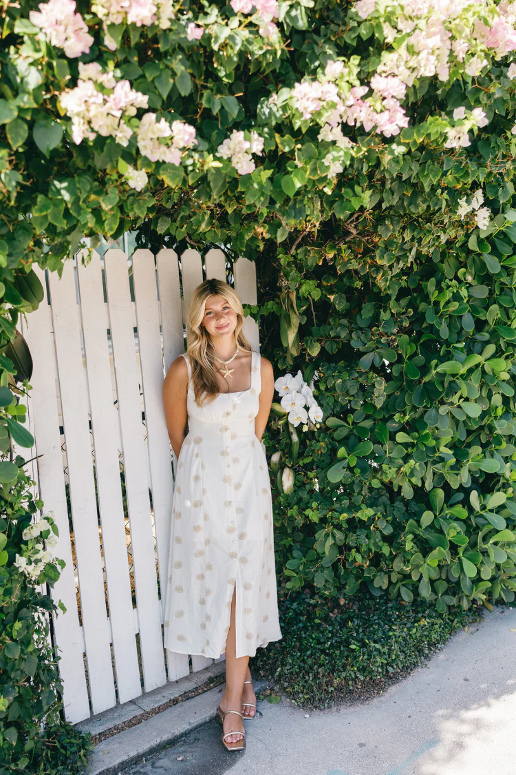 Seashell Society Midi Dress - Image 3