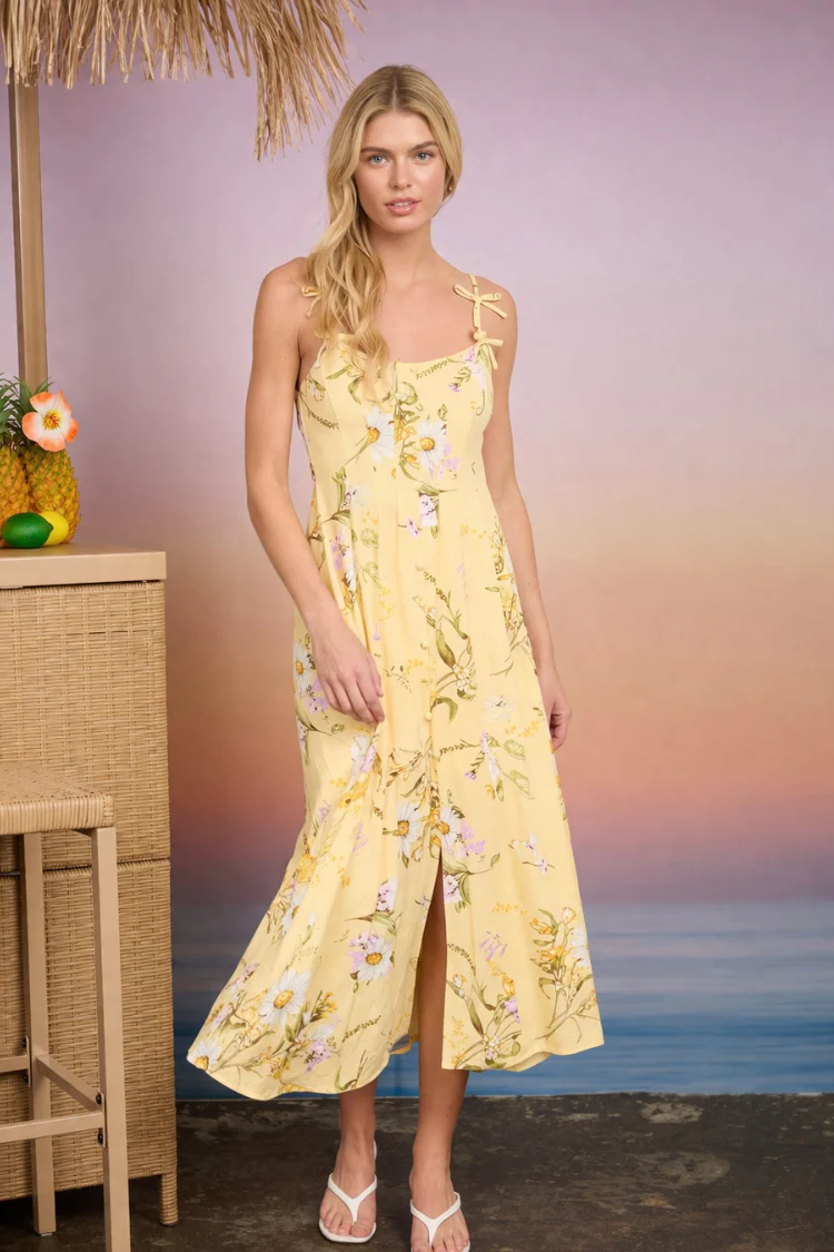 Soleil Wildflower Midi Dress