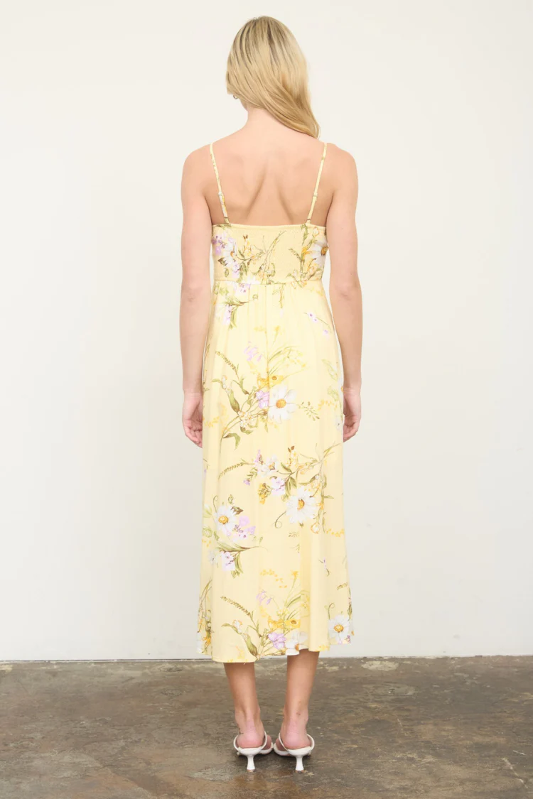 Soleil Wildflower Midi Dress - Image 2