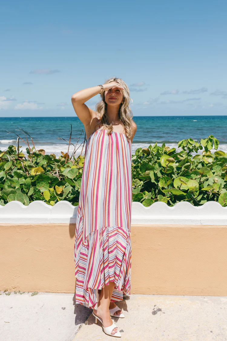 The Paloma Stripe Maxi Dress - Image 5
